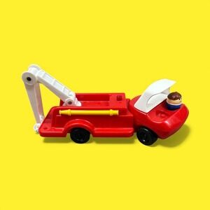VTG Little Tikes Red Fire Truck with Ladder and Driver Toy Vehicle for Kids